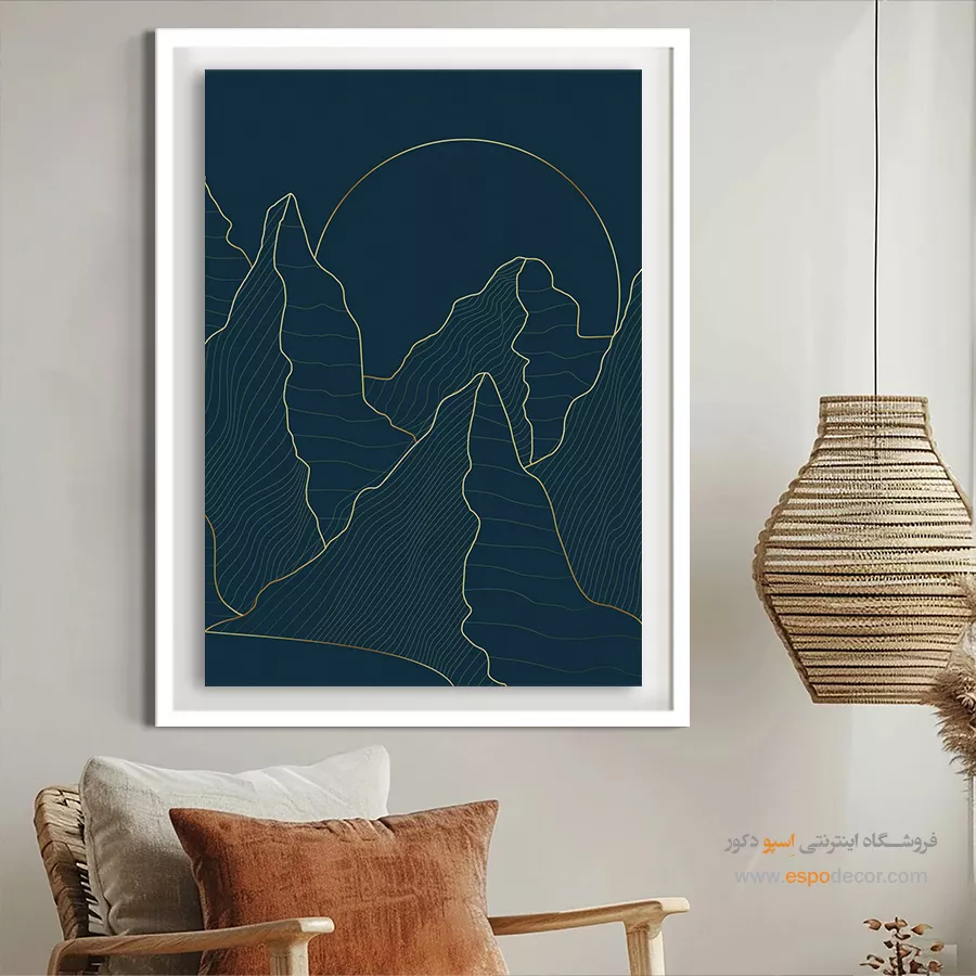 خرید تابلو مدرن - فضاهای آرام – تابلو مینیمال آرت - اسپو دکور