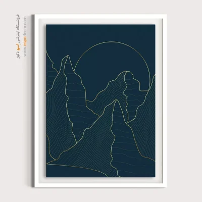 خرید تابلو مدرن - فضاهای آرام – تابلو مینیمال آرت - اسپو دکور