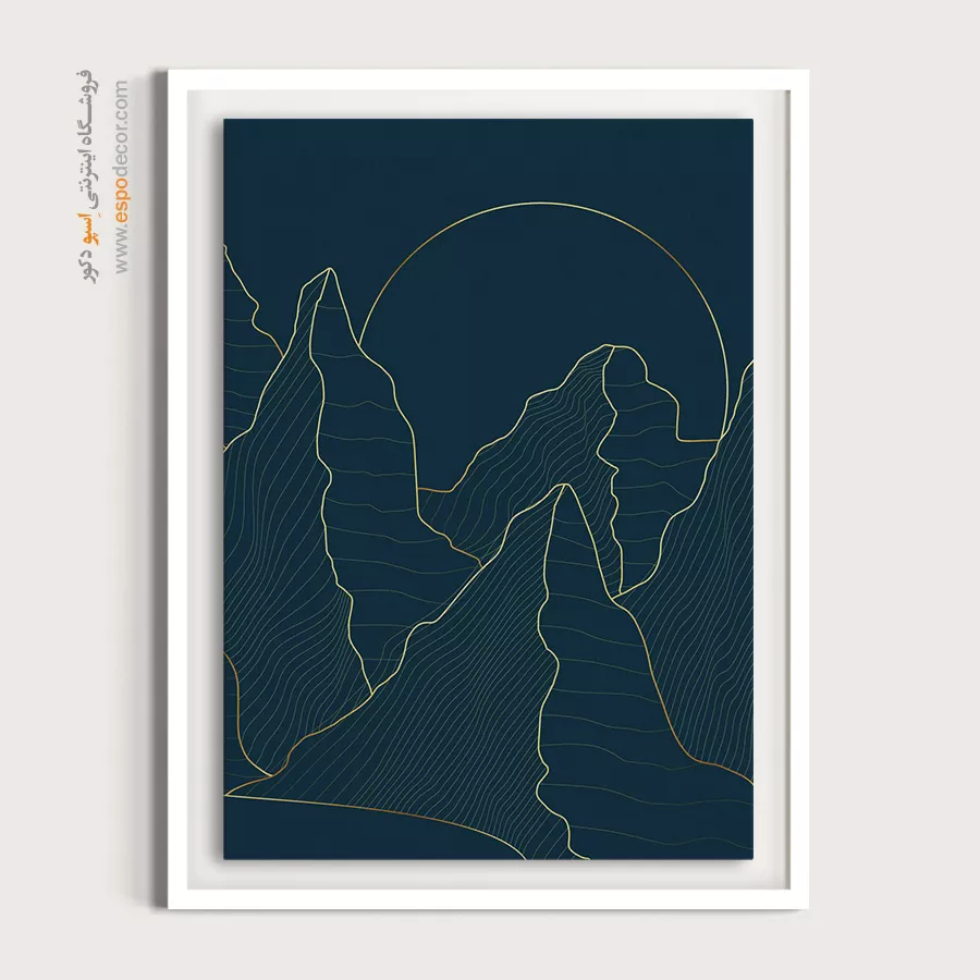 خرید تابلو مدرن - فضاهای آرام – تابلو مینیمال آرت - اسپو دکور