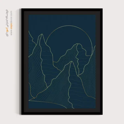 خرید تابلو مدرن - فضاهای آرام – تابلو مینیمال آرت - اسپو دکور