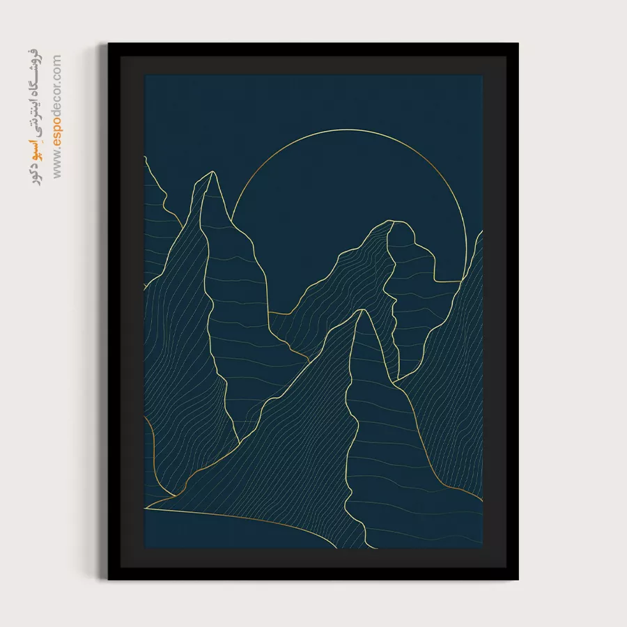 خرید تابلو مدرن - فضاهای آرام – تابلو مینیمال آرت - اسپو دکور