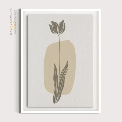 جدیدترین طراحی تابلو دکوراتیو مدرن - سکوت در رنگ – تابلو مینیمال آرت - اسپو دکور