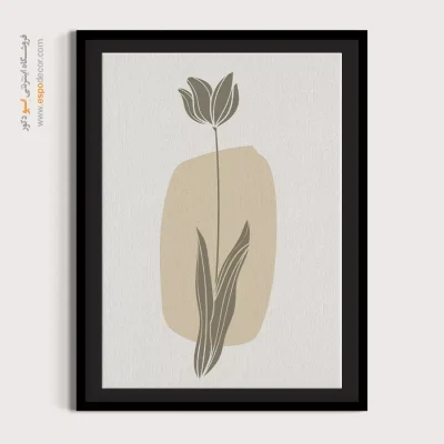 جدیدترین طراحی تابلو دکوراتیو مدرن - سکوت در رنگ – تابلو مینیمال آرت - اسپو دکور