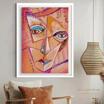 تابلوهای دکوراتیو مدرن با ارزش هنری بالا - مبارزات روزانه – تابلو مینیمال آرت - اسپو دکور