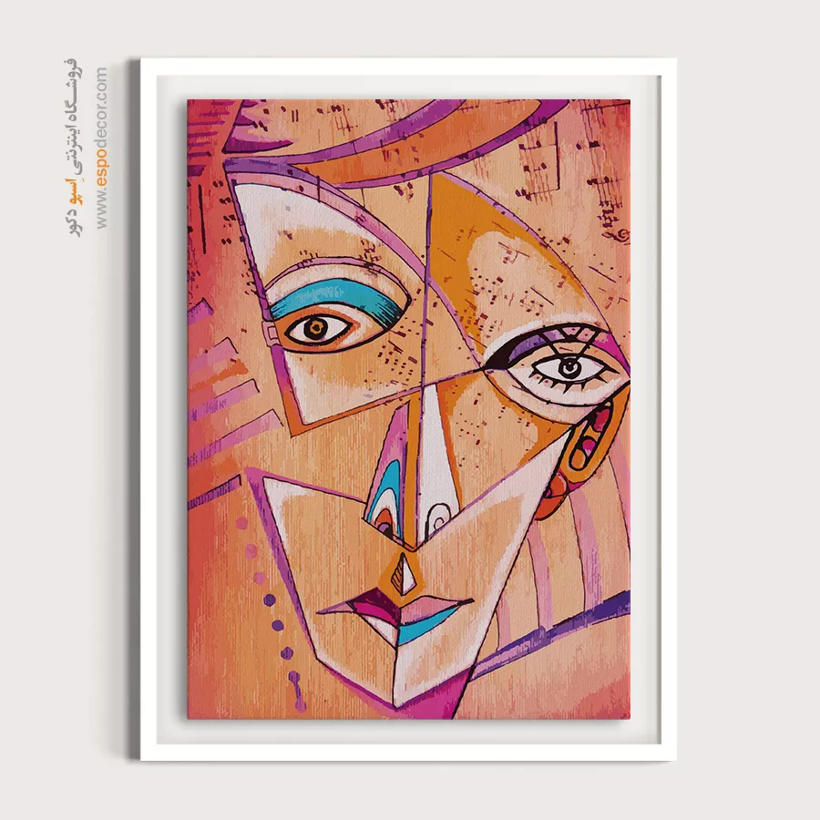 تابلوهای دکوراتیو مدرن با ارزش هنری بالا - مبارزات روزانه – تابلو مینیمال آرت - اسپو دکور