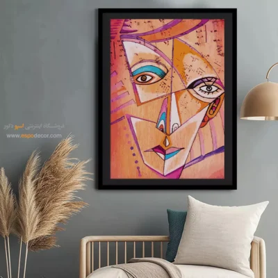 تابلوهای دکوراتیو مدرن با ارزش هنری بالا - مبارزات روزانه – تابلو مینیمال آرت - اسپو دکور