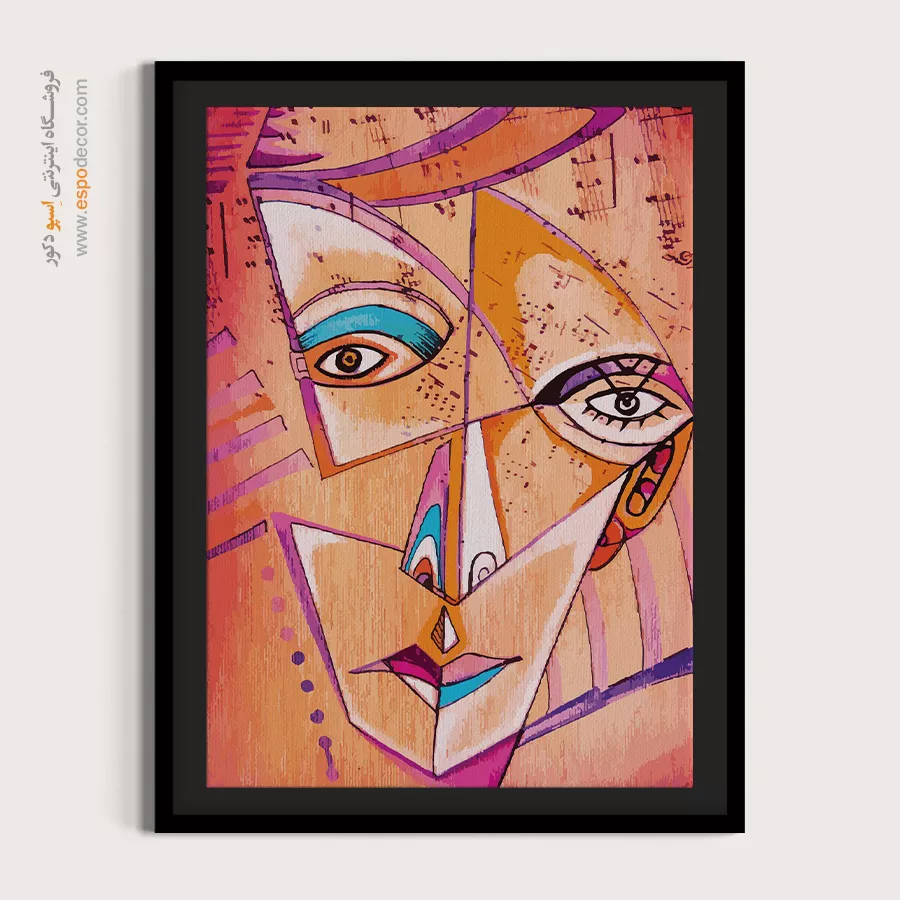 تابلوهای دکوراتیو مدرن با ارزش هنری بالا - مبارزات روزانه – تابلو مینیمال آرت - اسپو دکور