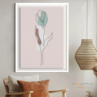 هنر تابلوهای بوم مدرن - ساختار زیبا – تابلو مینیمال آرت - اسپو دکور