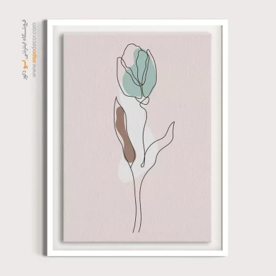 هنر تابلوهای بوم مدرن - ساختار زیبا – تابلو مینیمال آرت - اسپو دکور