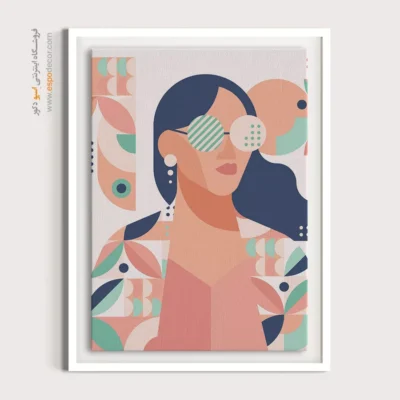 تابلوهای بوم مدرن - تقارن خوشه ها – تابلو مینیمال آرت - اسپو دکور