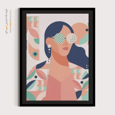 تابلوهای بوم مدرن - تقارن خوشه ها – تابلو مینیمال آرت - اسپو دکور