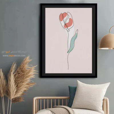 تابلوهای بوم مدرن هنری - تخیل زنده – تابلو مینیمال آرت - اسپو دکور