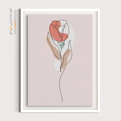 خرید تابلو بوم مدرن - های بی صدا – تابلو مینیمال آرت - اسپو دکور