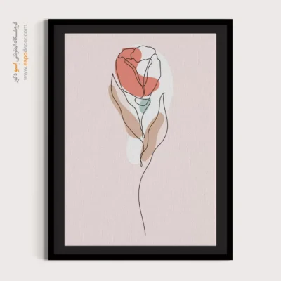 خرید تابلو بوم مدرن - های بی صدا – تابلو مینیمال آرت - اسپو دکور