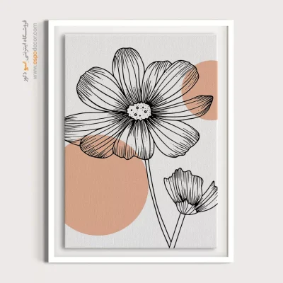 آثار تابلو بوم مدرن - شبکه کاری – تابلو مینیمال آرت - اسپو دکور