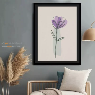 خرید آنلاین تابلو پذیرایی مدرن - ملودی های دلنشین – تابلو مینیمال آرت - اسپو دکور