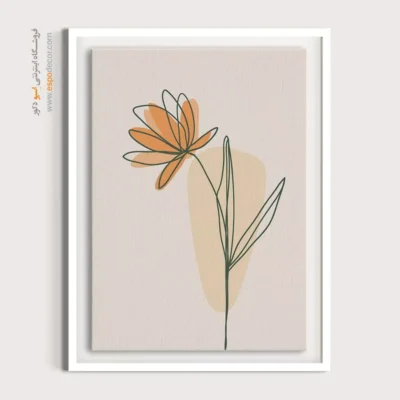 تابلو پذیرایی مدرن برای تزیین دیوارهای پذیرایی - زیبایی شناسی آرام – تابلو مینیمال آرت - اسپو دکور