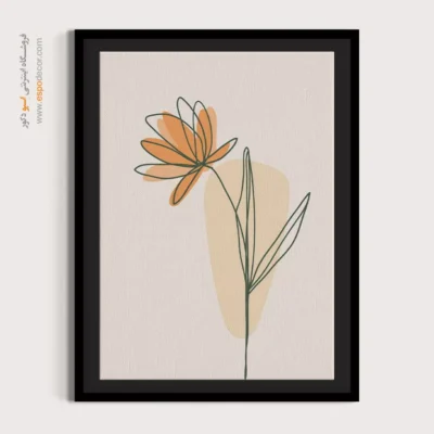 تابلو پذیرایی مدرن برای تزیین دیوارهای پذیرایی - زیبایی شناسی آرام – تابلو مینیمال آرت - اسپو دکور