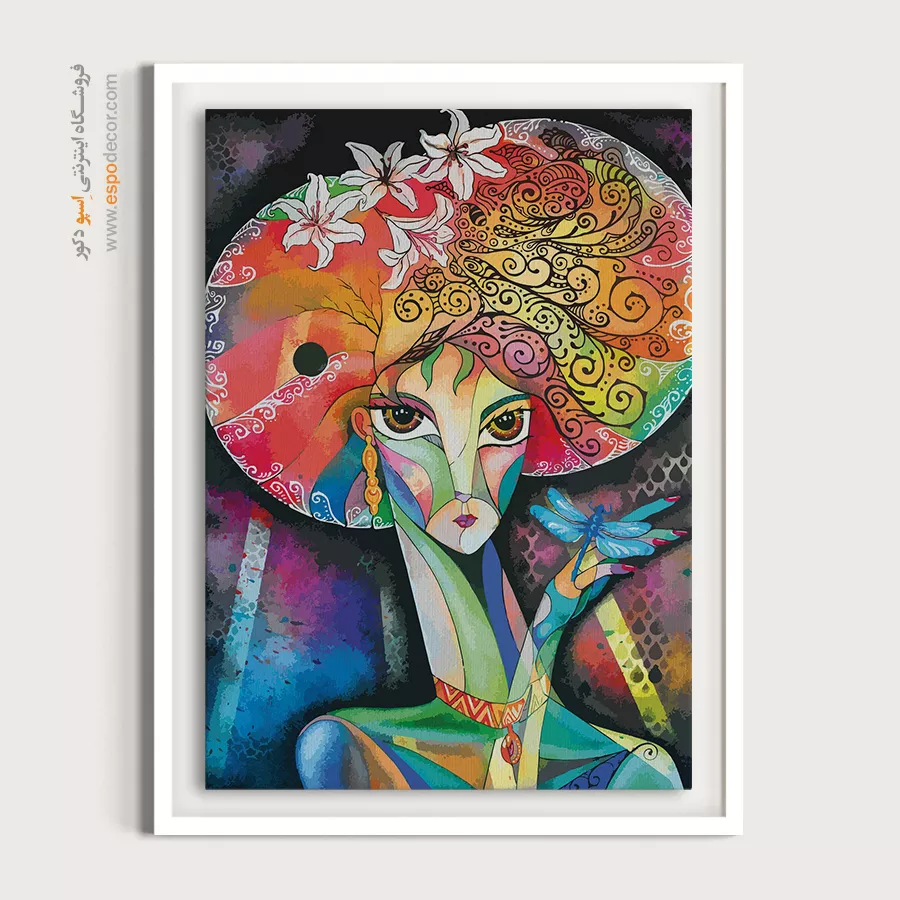 خرید تابلو پذیرایی مدرن - تقارن کره – تابلو مینیمال آرت - اسپو دکور