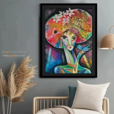 خرید تابلو پذیرایی مدرن - تقارن کره – تابلو مینیمال آرت - اسپو دکور