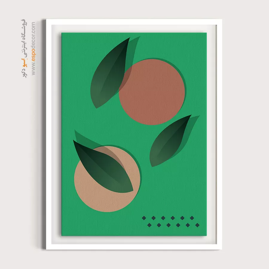 خرید تابلو بوم مدرن با کیفیت بالا و قیمت مناسب - ظرافت در سکوت – تابلو مینیمال آرت - اسپو دکور