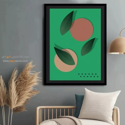 خرید تابلو بوم مدرن با کیفیت بالا و قیمت مناسب - ظرافت در سکوت – تابلو مینیمال آرت - اسپو دکور