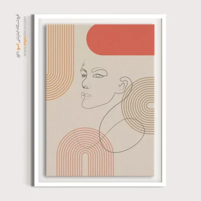 خرید تابلو دکوراتیو - پیکربندی مارپیچی – تابلو مینیمال آرت - اسپو دکور