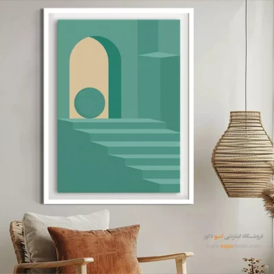 طراحی خطی - رشد – تابلو مینیمال آرت - اسپو دکور