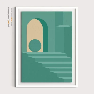طراحی خطی - رشد – تابلو مینیمال آرت - اسپو دکور