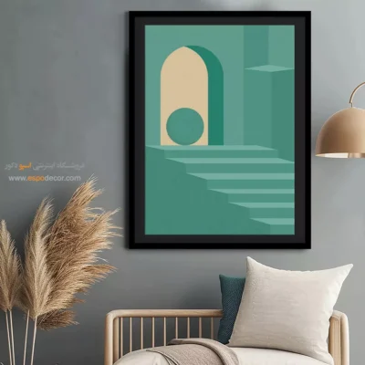 طراحی خطی - رشد – تابلو مینیمال آرت - اسپو دکور