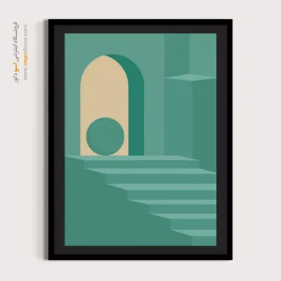 طراحی خطی - رشد – تابلو مینیمال آرت - اسپو دکور