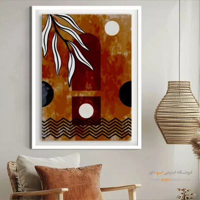 تابلو خطی - ساختار موازی – تابلو مینیمال آرت - اسپو دکور