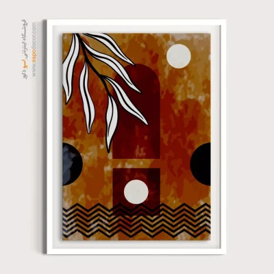 تابلو خطی - ساختار موازی – تابلو مینیمال آرت - اسپو دکور