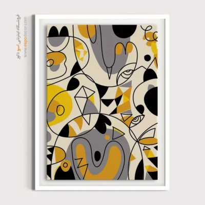 تابلو لاکچری - رسیدن – تابلو مینیمال آرت - اسپو دکور