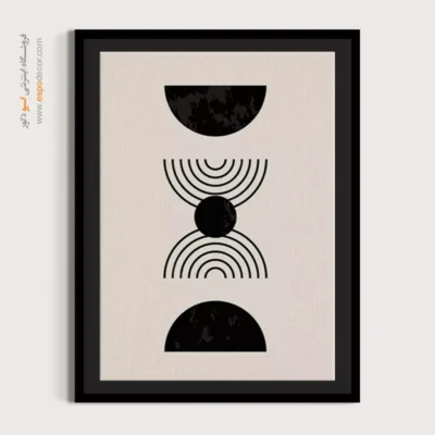 تابلو بوم مدرن - هارمونی در سادگی – تابلو مینیمال آرت - اسپو دکور