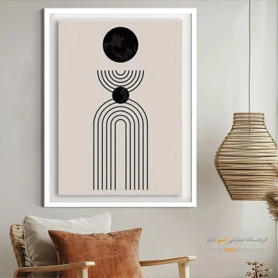 تابلو بوم چیست - الگوهای خاموش – تابلو مینیمال آرت - اسپو دکور