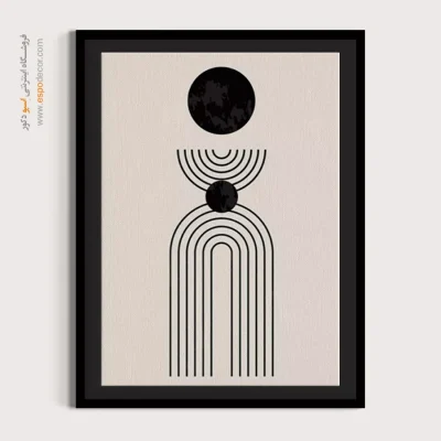 تابلو بوم چیست - الگوهای خاموش – تابلو مینیمال آرت - اسپو دکور