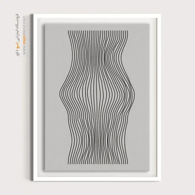 تابلو بوم چاپی - تعادل هنرمندانه – تابلو مینیمال آرت - اسپو دکور