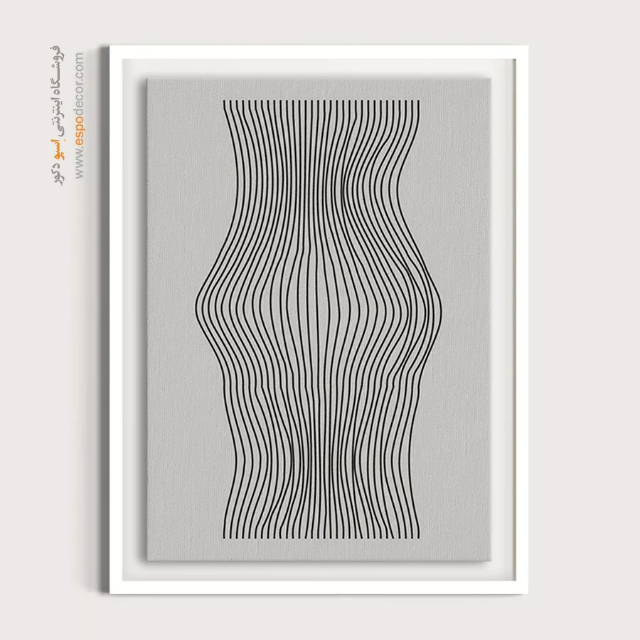 تابلو بوم چاپی - تعادل هنرمندانه – تابلو مینیمال آرت - اسپو دکور