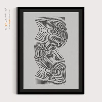 خرید تابلو بوم مدرن و فانتزی - ظرافت عنصری – تابلو مینیمال آرت - اسپو دکور