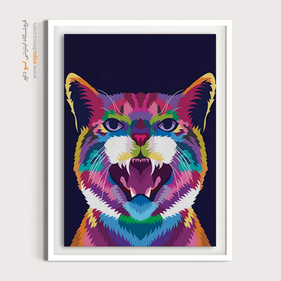 خرید تابلو بوم مناسب اتاق خواب - پژواک نرم – تابلو مینیمال آرت - اسپو دکور