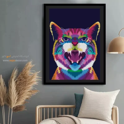 خرید تابلو بوم مناسب اتاق خواب - پژواک نرم – تابلو مینیمال آرت - اسپو دکور