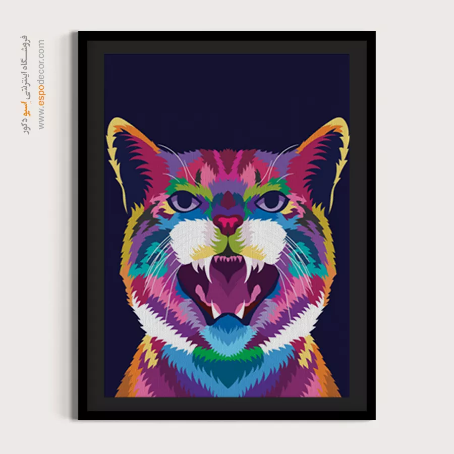 خرید تابلو بوم مناسب اتاق خواب - پژواک نرم – تابلو مینیمال آرت - اسپو دکور