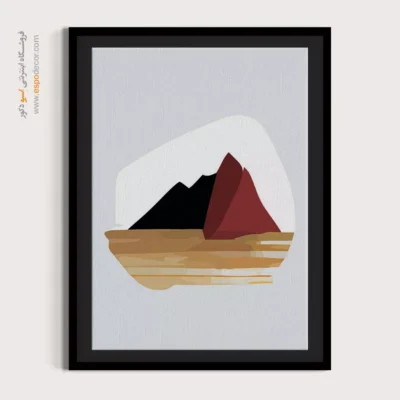 تابلو نقاشی مدرن و شیک - چارچوب بافندگی – تابلو مینیمال آرت - اسپو دکور