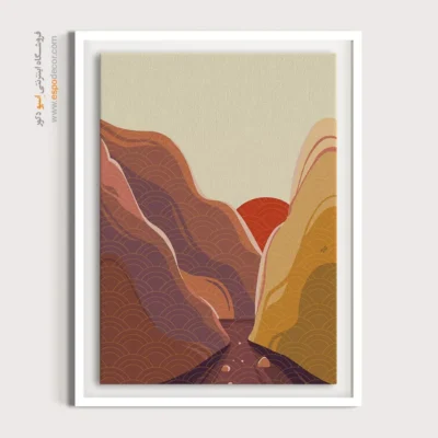 خرید اینترنتی تابلو بوم دکوراتیو مدرن - انتزاع رویایی – تابلو مینیمال آرت - اسپو دکور
