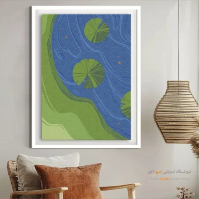 خرید تابلوهای دکوراتیو مدرن با ارزش هنری - طراحی مستطیل – تابلو مینیمال آرت - اسپو دکور