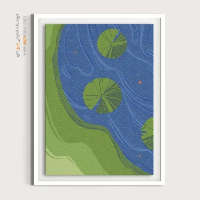 خرید تابلوهای دکوراتیو مدرن با ارزش هنری - طراحی مستطیل – تابلو مینیمال آرت - اسپو دکور