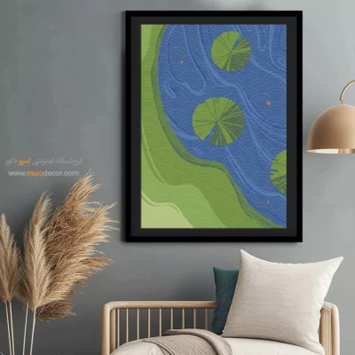 خرید تابلوهای دکوراتیو مدرن با ارزش هنری - طراحی مستطیل – تابلو مینیمال آرت - اسپو دکور