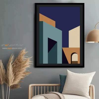 هنر بی‌نظیر تابلوهای فانتزی مدرن - بازگشت – تابلو مینیمال آرت - اسپو دکور