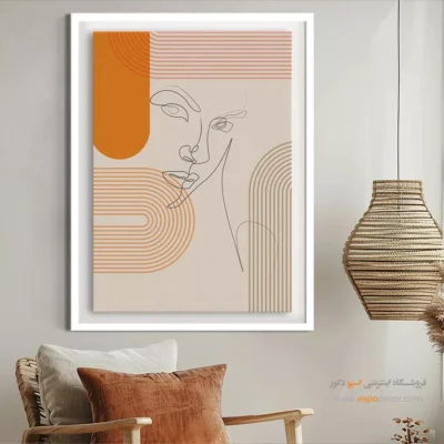 تصاویر هنرمندانه تابلوهای فانتزی مدرن - جوهر اشکال – تابلو مینیمال آرت - اسپو دکور